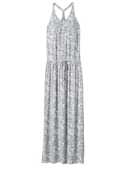 Athleta Womens Printed Cressida Dress Size L - Silver Shimmer
