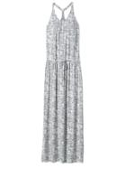 Athleta Womens Printed Cressida Dress Size L - Silver Shimmer