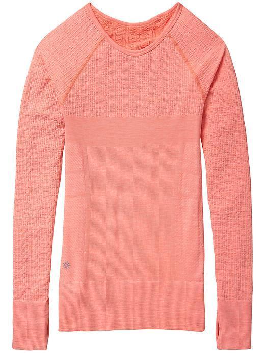 Athleta Power-down Primaloft Pullover Top - Cosmic Orange