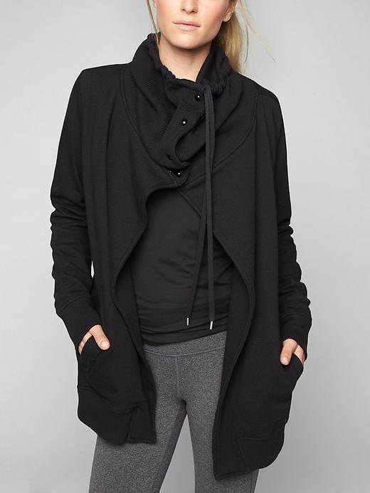 Athleta Womens Wrapper's Delight Jacket Black Size L