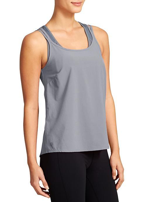 Athleta Womens Move It Tank Size L - Cobblestone Grey