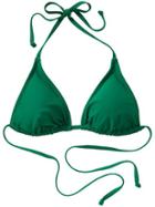 Athleta Womens Triangle String Bikini Size Xxs - Emerald Green
