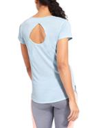 Athleta Womens Repetition Tee Size L - Blue Tint