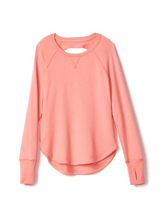 Athleta Heart Open Top Size L/12 - Melon Shock