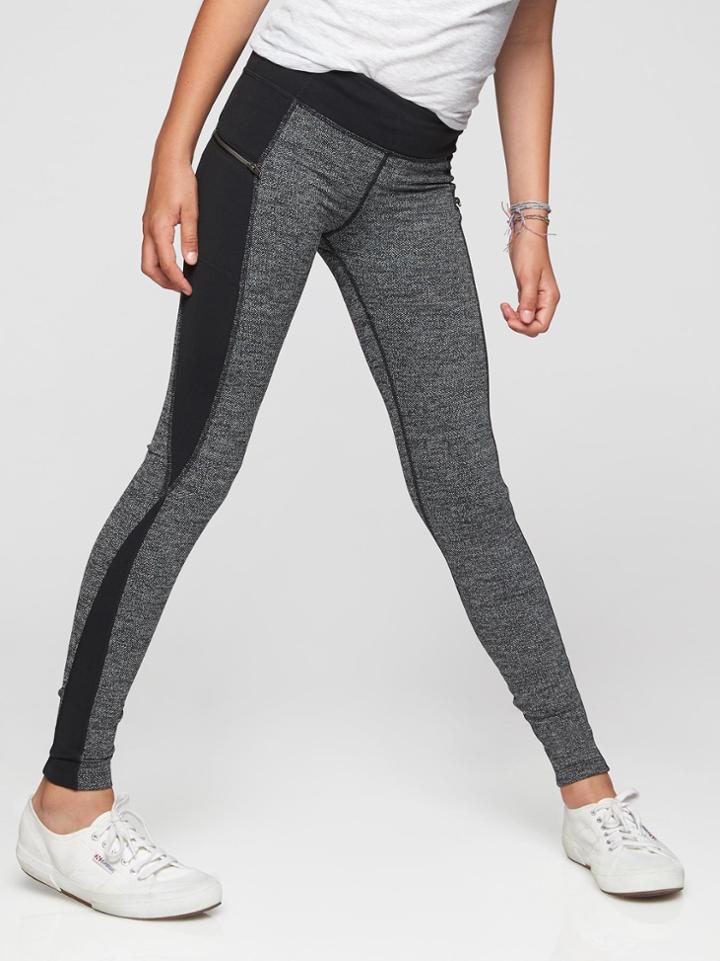Athleta Girl Texture Zip Around Tight