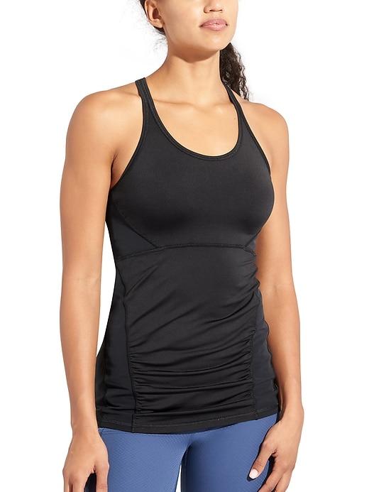 Athleta Womens Stealth Racerback Tank Black Size Xxs