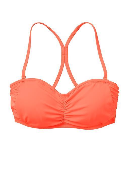 Athleta Womens Bandeau Bikini Size 32b/c - Ember Orange