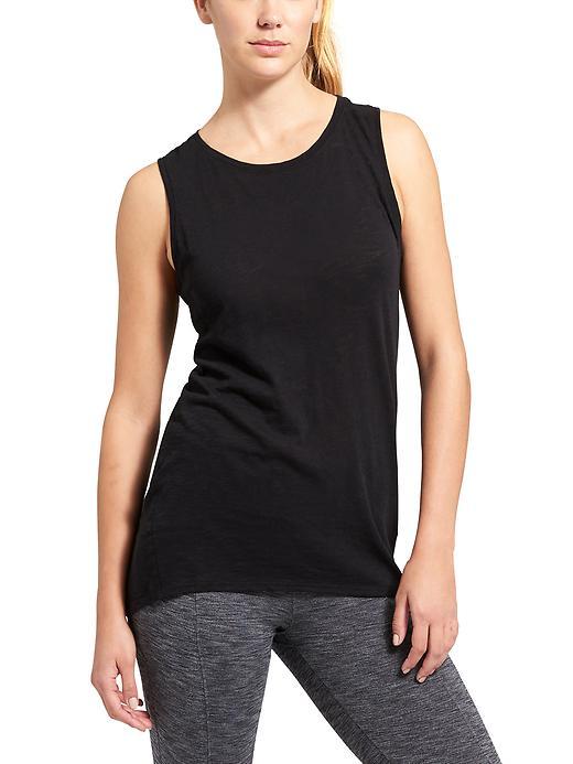 Athleta Womens Daily Tank Size M Tall - Black