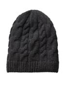 Athleta Womens Cashmere Cable Beanie Size One Size - Wall Street