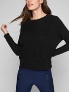Athleta Womens Wool Cashmere Habitat Sweater Black Size L