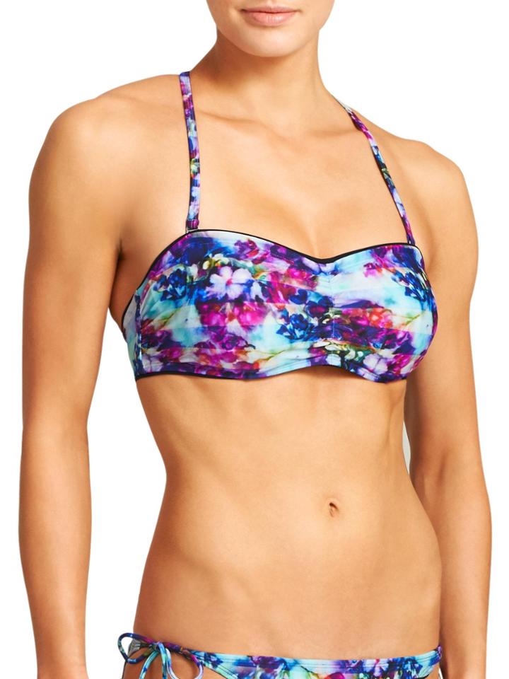 Floral Fade Bandeau Bikini