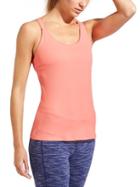 Athleta Womens Rib Optimism Tank Tango Coral Size Xl