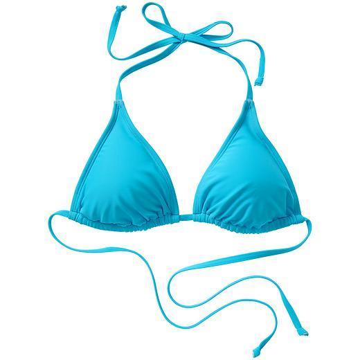 Athleta Triangle String Bikini - Bora Bora Blue