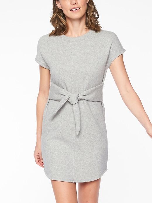 Athleta Womens Embrace Dress Grey Heather Size L