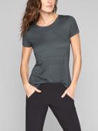 Athleta Womens Refine Tee Size L - Flint Grey