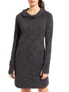 Athleta Womens Power Down Dress Size L Tall - Black Heather