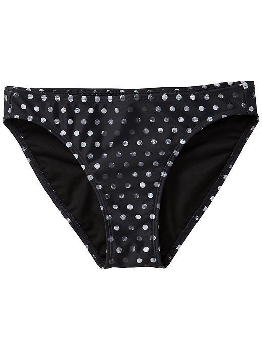 Athleta Womens Dot Medium Tide Bottom Size L - Black Dot