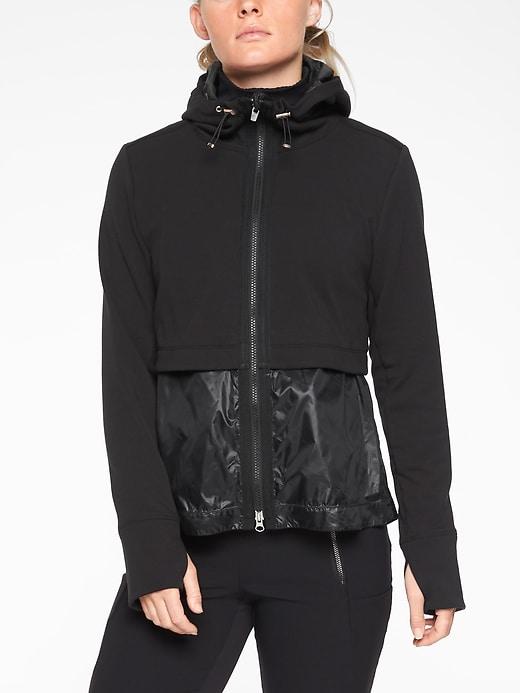 Athleta Womens Windy Point Hoodie Black Size Xxs