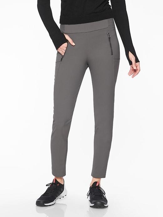 Athleta Womens Headlands Hybrid Tight Flagstone Grey Size 0