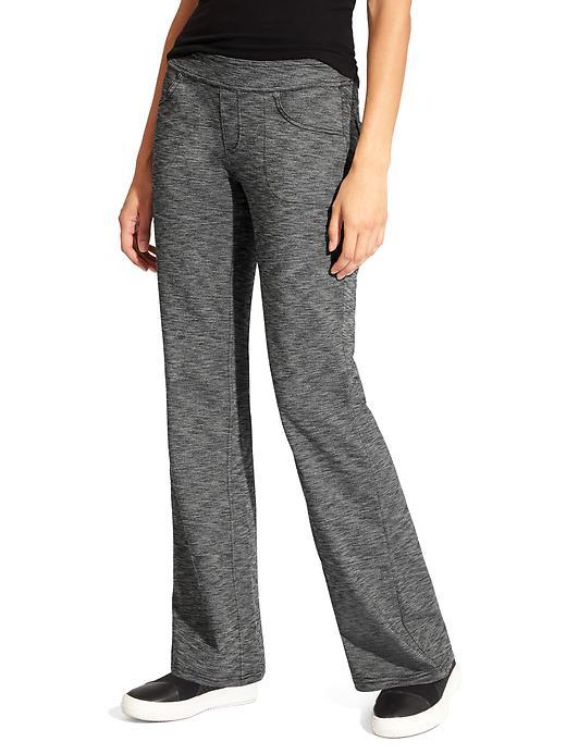 Athleta Womens Bettona Classic Pant Size L - Black Heather