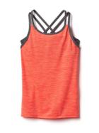 Athleta Upbeat 2 In 1 Tank Size L/12 - Red It Neon