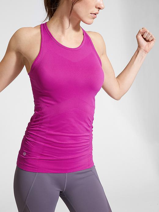 Athleta Womens Finish Fast Tank Size L - Electric Fuchsia