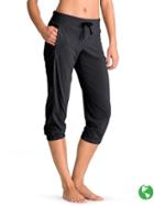 Athleta Womens La Viva Capri Size 14 - Black