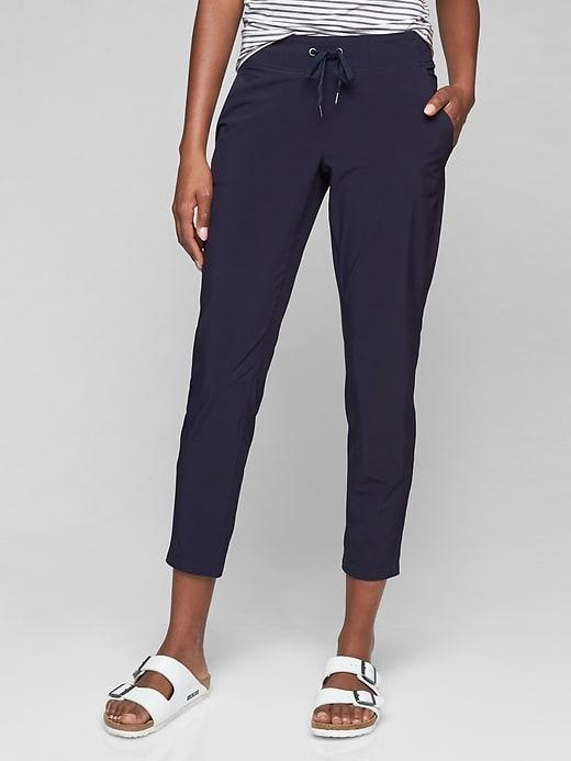Athleta Womens Midtown Ankle Pant Navy Size 8