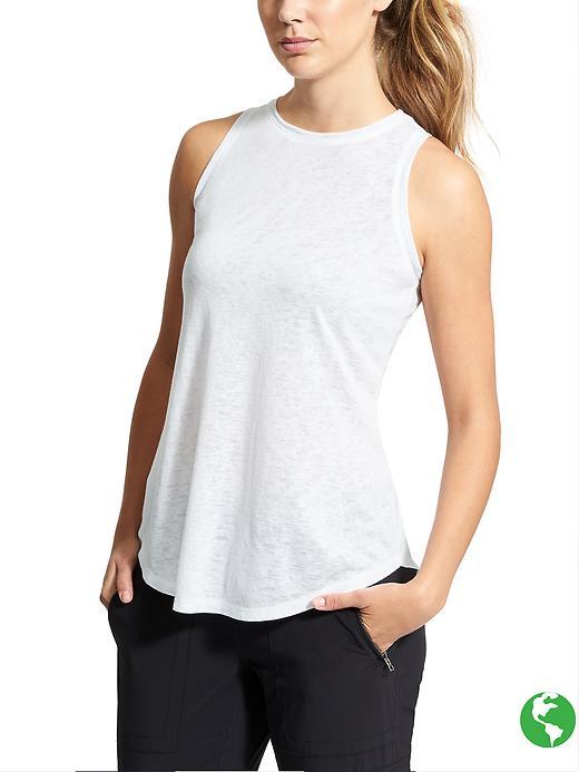 Athleta Womens Breezy Tank Size 2x Plus - Bright White