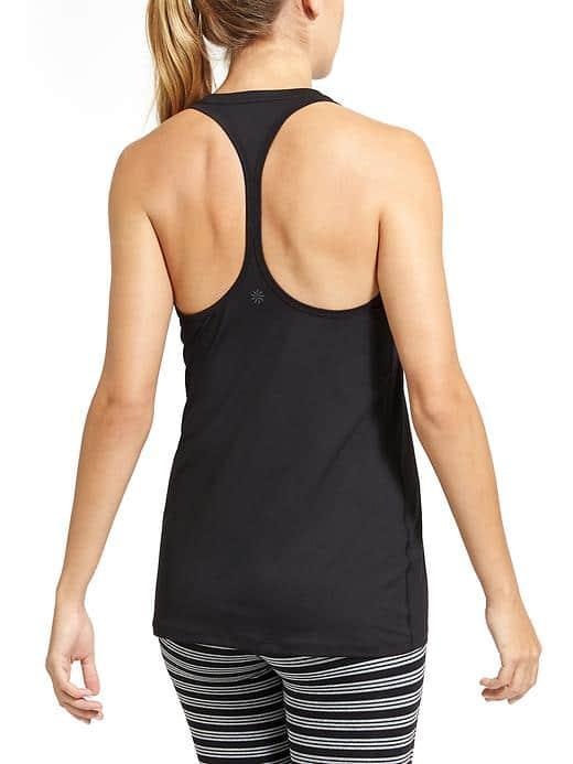 Athleta Womens High Neck Chi Tank Size 1x Plus - Black