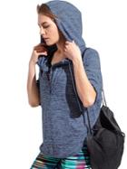Athleta Womens Blissful Pullover Size M - Navy Heather