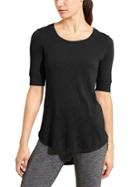 Athleta Womens Breezy Tee Size L - Black