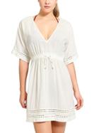 Athleta Womens Coast To Coast Cover-up Size L - Sea Salt