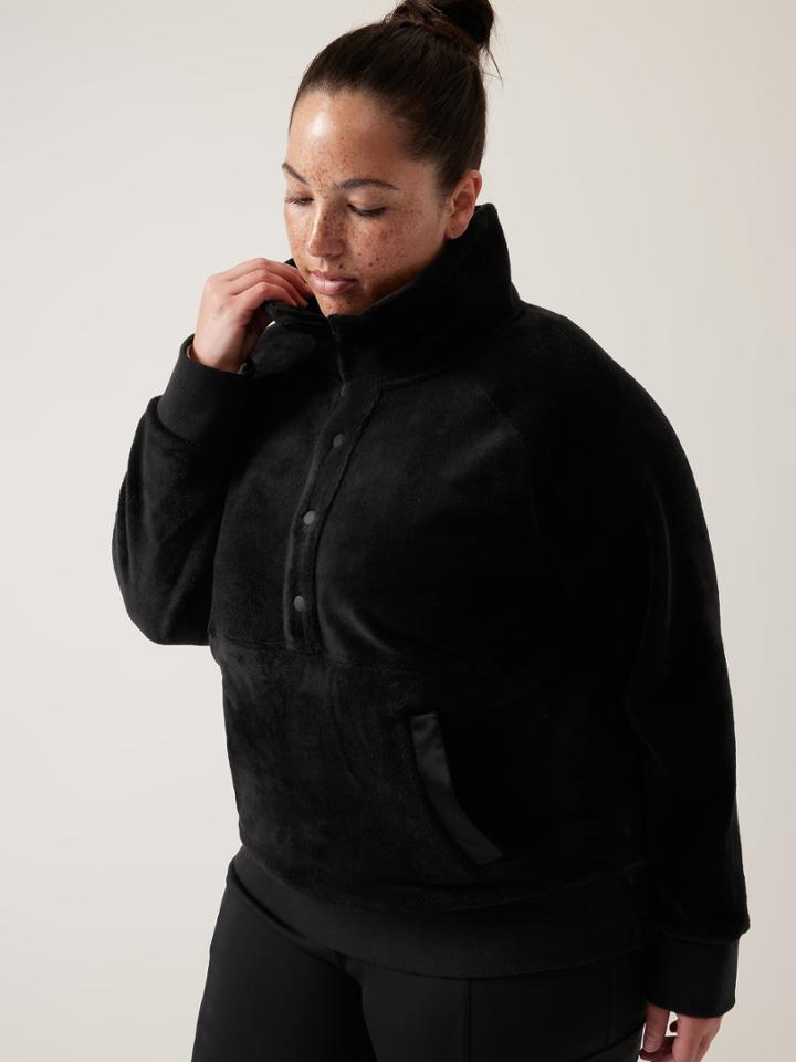 Recover Cozy Snap Front Sweatshirt