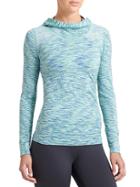 Athleta Womens Radiance Hoodie Space Dye Size L - Luminous Green Heather
