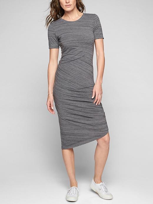 Athleta Womens Downtown Dress Size L - Grey Heather