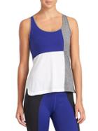 Athleta Womens Block Lane Tank Size L - Sapphire Blue Color Block