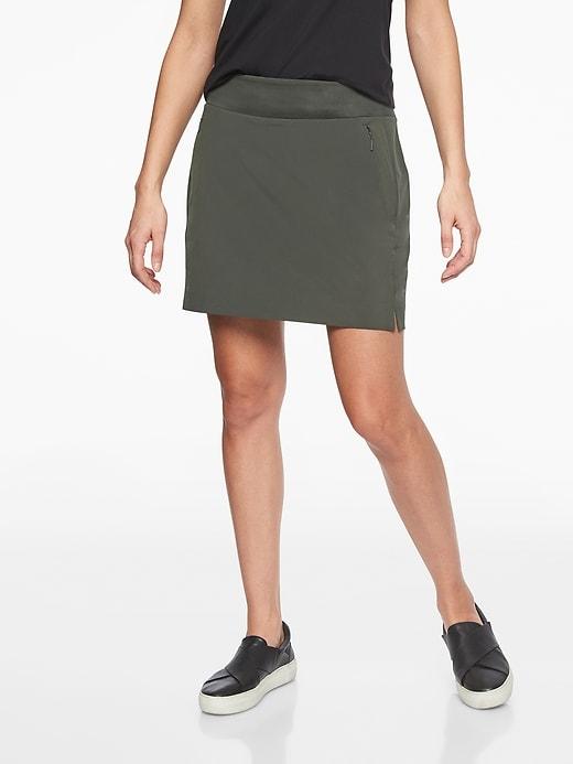 Athleta Womens Soho Skort Black Olive Size 16