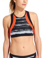 Athleta Womens Streamline Bikini Size M - Black Print