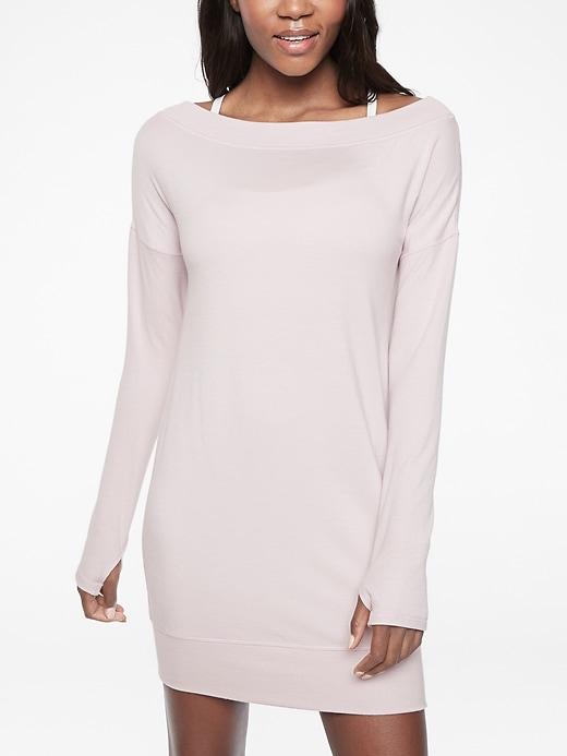 Athleta Womens Studio Barre Dress Soft Lilac Size Xs