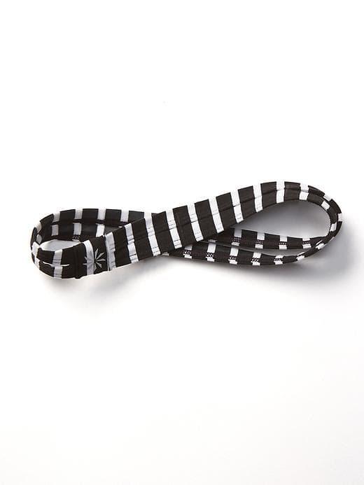 Athleta Double Trouble Headband Size One Size - Black/white Stripe