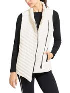 Athleta Womens So Down Vest Size L - Sandy White