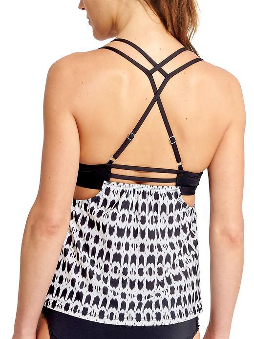 Athleta Womens Tiki Hang Loose Tankini Size S - Black