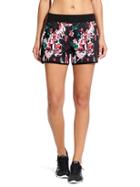 Athleta Womens Harlem Short Size L - Black Floral