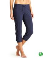 Athleta Womens La Viva Capri Size 12 - Navy