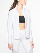 Athleta Womens Interval Jacket Bright White Size Xl