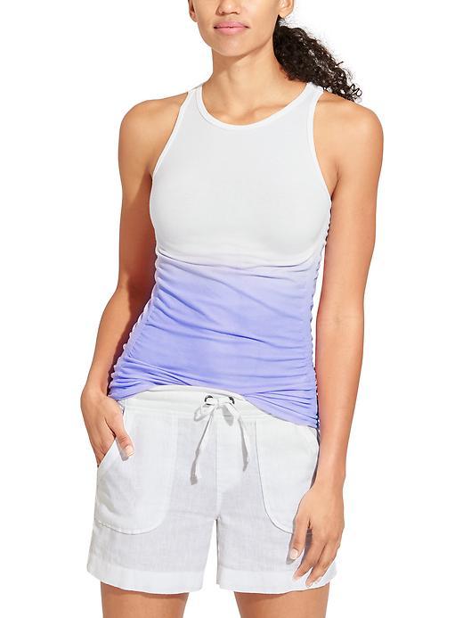 Athleta Womens Pure Tank Dip Dye Size L - Lilac