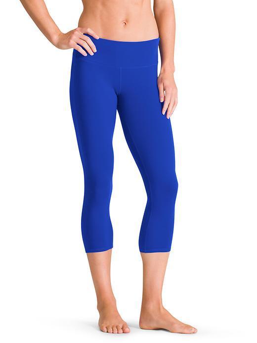 Athleta Womens Chaturanga Capri Size Xl - Blueberry
