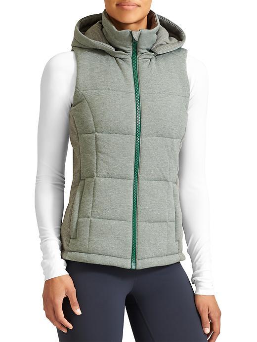 Athleta Womens Lookout Vest Size L - Jasper Green Heather