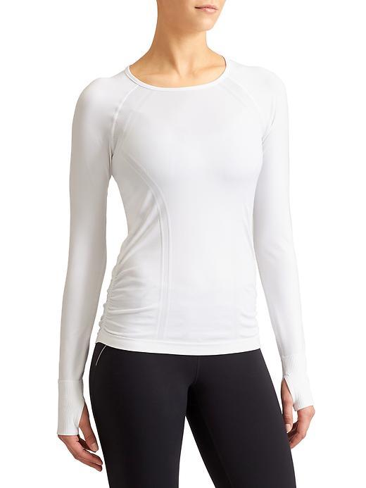 Athleta Womens Fastest Track Top Size L - White